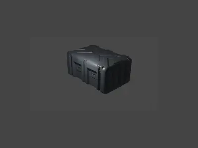 Military Box 3D model 3D model