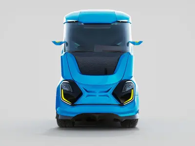 DOSCH 3D - Futuristic Truck Details - Hydrogen 3D model