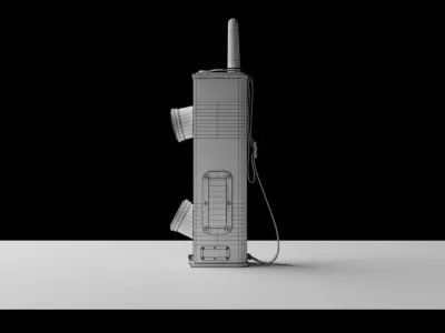 War equipment Low-poly 3D model