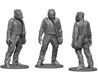 Hazmat suit  3D print model purchase