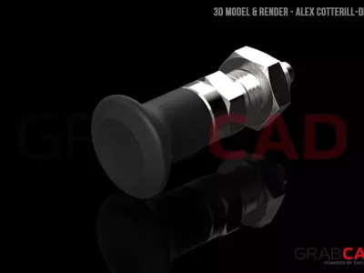 Straight Index Plunger Free 3D model