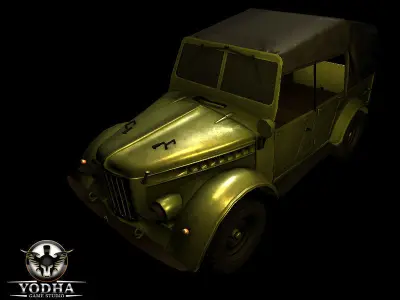Military Combat Vehicle Low-poly 3D model
