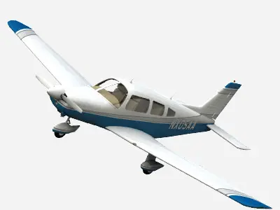 Piper PA-28 3D model