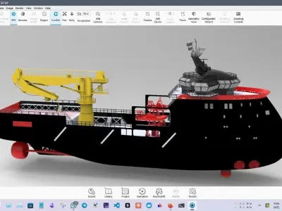 X-BOW SHIP 3D model