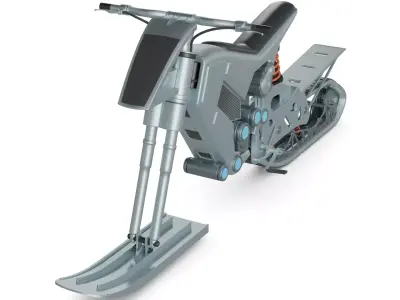 Snow Bike 3D model buy