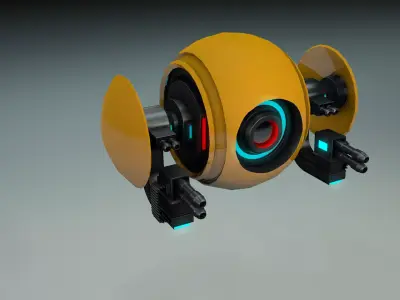 Sci fi drone 3D model from CGTrader