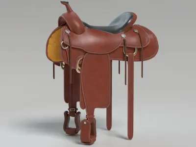 Horse Saddle 3D model purchase