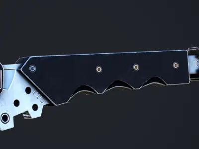 Armor Breaker sword Low-poly 3D model