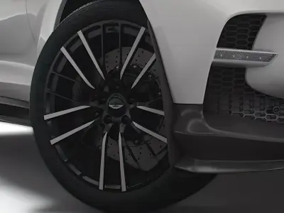 Aston Martin DBX 707 2023 wheel 3D model
