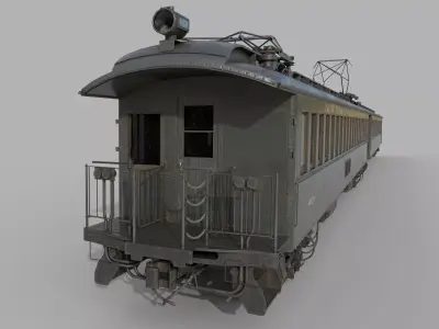 NEW HAVEN Electric Multiple Unit Low-poly 3D model