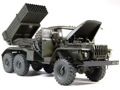 Ural-BM-21-Grad1 Free 3D model