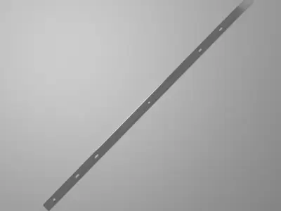 Metal Meter Stick Low-poly 3D model