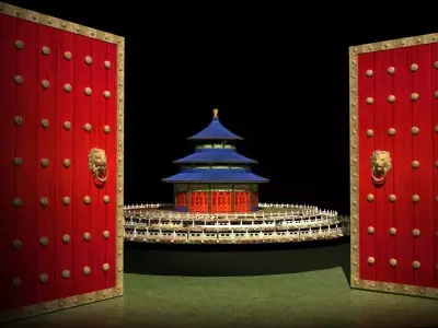 Chinese Beijing temple of heaven  3D model purchase