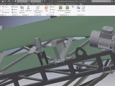 Conveyor belt 3d model 3D model