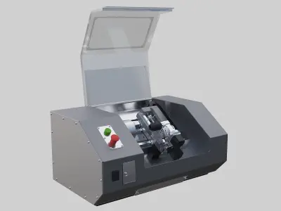DIY CNC Lathe 3D model