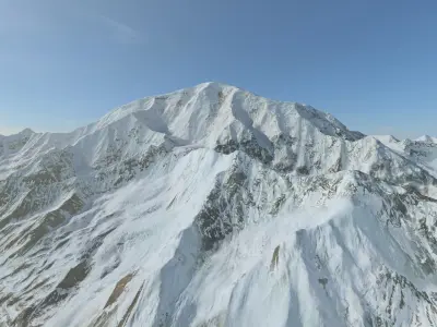 Mount Blackburn US 3D model