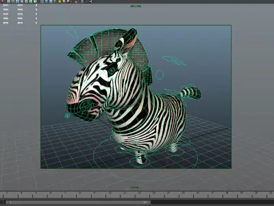 Zebra Free 3D model buy