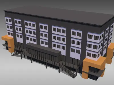 Commercial Building 006 3D model