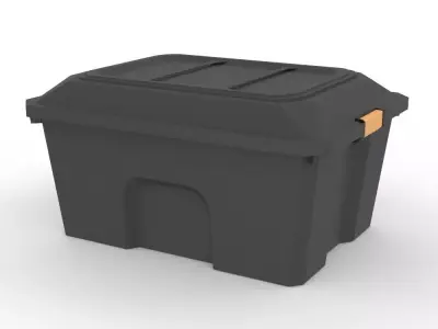 H2000410 BOX GRAY 3D model