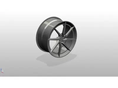 ASTON WHEEL 007 SPY 3D print model
