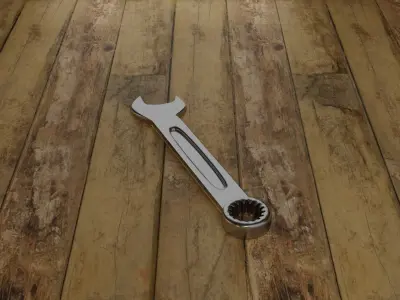 Garage Tools Collection Visualization Low-poly 3D model