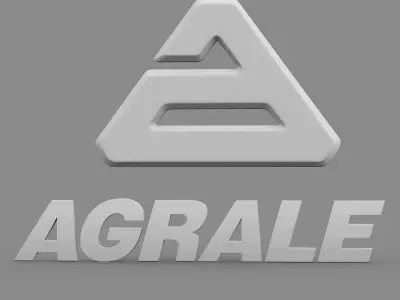 agrale logo 3D model