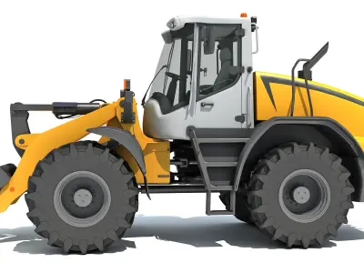 Wheel Loader 3D model
