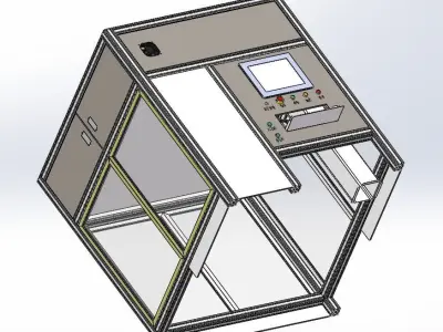 Camera assembly machine 3D model