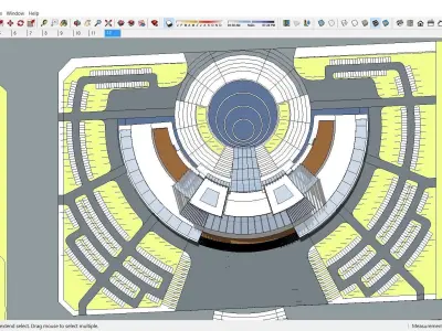 Sketchup Hotel H2 3D model
