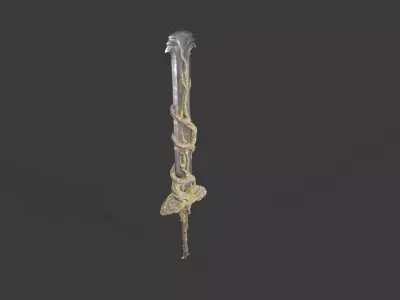 Great Sword 04 Low-poly 3D model