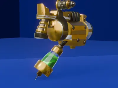 Arma Quimica Low-poly 3D model