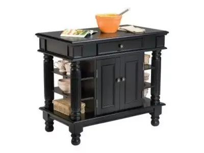 August Grove Collette Kitchen Island 3D model