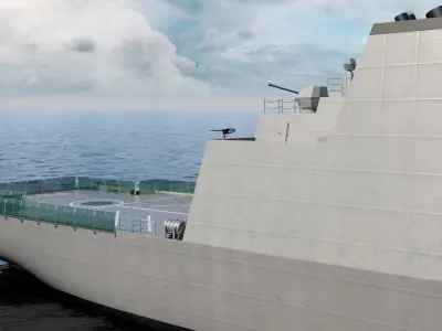 Frigate Type 31 Polish Navy 3D model