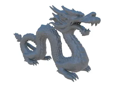 Sculpture-006 dragon statue 3D model