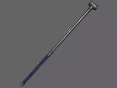 PBR Pipe Weapon V2e Low-poly 3D model