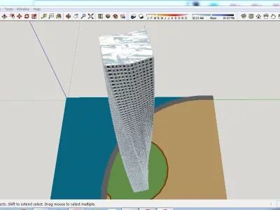 Sketchup Tower A4 Free 3D model