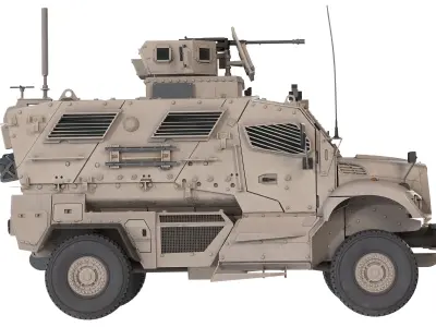 MRAP International MaxxPro Low-poly 3D model