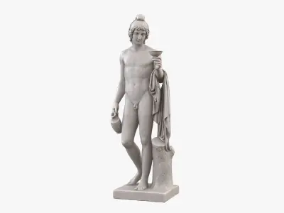 Ganymede Offering the Cup 3D model