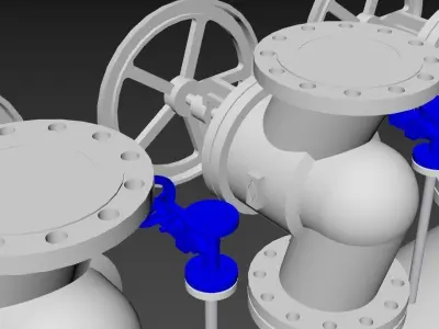 Steam Collector Machine Inventor Model 3D model