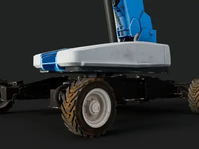 Telescopic Boom Lift 3D model