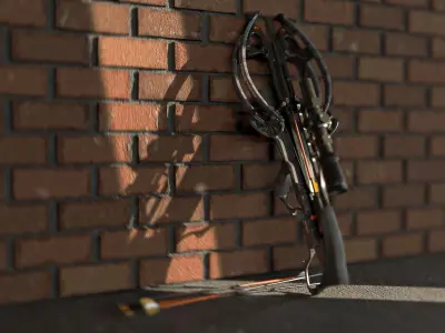 weapon - Crossbow r26 Low-poly 3D model