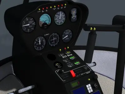 Robinson R22 3D model