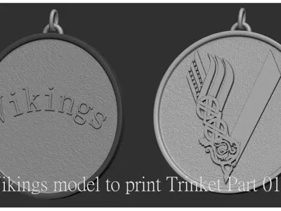 Vikings model to print Part 01   3D print model
