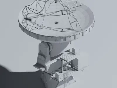  Atacama Large Millimeter Array Dish - ALMA 3D model