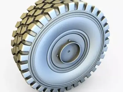 Mowag Piranha V wheel 3D model
