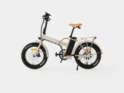 Sandstorm Bike Low-poly 3D model