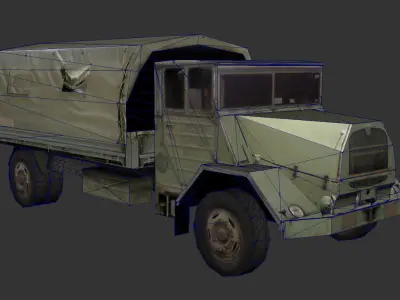 Shaktiman Truck Low-poly 3D model