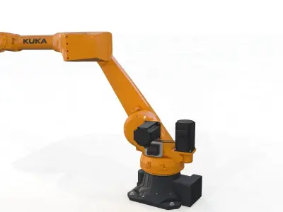 Robotic Arm Kuka Iontec Rigged  3D model