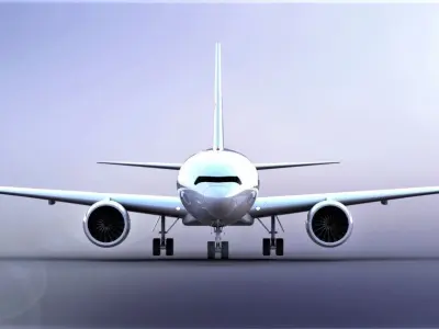 ENSAMBLAJE BOEING 777 3D model