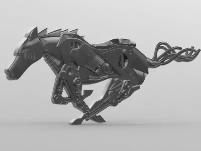 iron horse 3D model